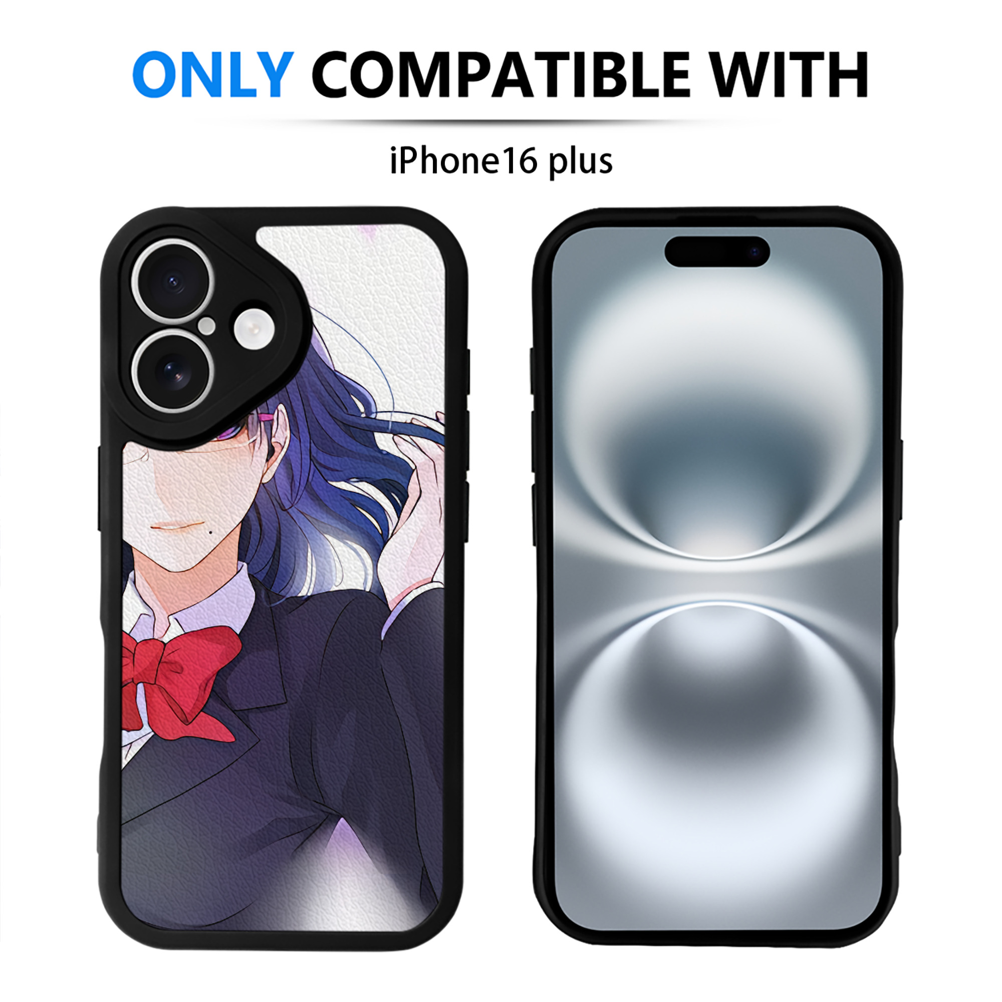 （画像用） ハイキュー!! Haikyu!! 【iPhone 16シリーズ対応】シリコンスマホケース（レザー調） 材質：シリコン